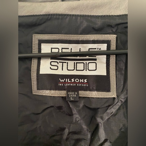 Vintage Wilson’s Leather Pelle Studio Cafe Racer Style Leather Moto Jacket​ - Picture 5 of 7